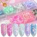 Leeqbcr Nail Art Sequins - 1 Box of 12 Grille Accessories for DIY Nail Art Decoration & Crafts - Buy Online on GoSupps.com