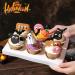 Halloween Cupcake Toppers Black Bat Glitter Cupcake Decorations DIY Cake Insert Topper Food Fruit Dessert Cupcake Picks for Halloween Birthday Cake Decorations Party Supplies (24pcs) - Buy Online on GoSupps.com