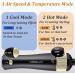 Hair Dryer Brush - 2-in-1 Detachable Volumizer & Styler 2.8" Oval Barrel Hot Air Brush | Professional Salon Quality - Black Brass - Buy Online on GoSupps.com
