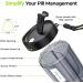 AUVON Monthly Pill Dispenser with Anti-Mixing Design and 20 Sticky Labels - Buy Online on GoSupps.com