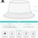 Unisex Cotton & Denim Bucket Hat UPF 50 | Packable Sun Hat - White - Buy Online on GoSupps.com