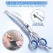 Buy Gimars 7.0 Stainless Steel Safety Scissors - 6-in-1 Professional Pet Care Scissors for Dogs & Cats - Durable Titanium-Coated with Round Tip - Buy Online on GoSupps.com