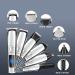 Multi-Functional Intelligent Hair Clipper Set - Digital Display Electric Shaver for Home Use - 160mm Gray | International Shipping Available - Buy Online on GoSupps.com