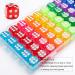 50 Pieces 14mm Colored 6 Sided Dice for Board Games and Math Learning - Bulk Dice for Classroom - Buy Online on GoSupps.com