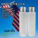 Buy Earth's Essentials 2-Piece Refillable HDPE Squeeze Bottles 473ml - Perfect for Lotions Shampoos & Oils - Black & Chrome Cap - International Shipping Available - Buy Online on GoSupps.com