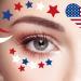10 Sets USA Independence Day Waterproof Temporary Tattoos - Flag Star Face Stickers for Adults & Kids - Buy Online on GoSupps.com