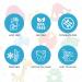 Silicone Baby Teether (Pack of 5) - Animal Teething Toys for Babies - BPA Free & Soft Chew Toys - Buy Online on GoSupps.com