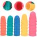 VILLCASE 125 Pcs Rubber Non-Slip Finger Cots & Finger Pads - Reusable Grips for Money Counting & Hot Glue - Assorted Colors 3.5x3CM - Buy Online on GoSupps.com
