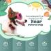 Lewondr Small Dog Sunglasses - UV Protection Goggles with Adjustable Strap for Pet Dogs - Pink Heart Shape - Buy Online on GoSupps.com
