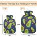 Buy Naanle Galaxy Avocado Heat Bottle - 2L Large Transparent Hot Water Bottle for Pain Relief & Heat Therapy - Ideal for Bed Hands & Feet - Buy Online on GoSupps.com