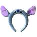 Lilo and Stitch Inspired Alice Headband With Ears Padded Faux Fur Fleece Lightweight Cosplay Party Head Band