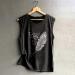Women's Sleeveless Flying Birds Feather Print Tank Top - Round Neck Loose Pullover Blouse - Buy Online on GoSupps.com