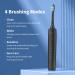 WHITOP CD-14 Sonic Electric Toothbrush for Adults | Rechargeable, 4 Modes, Pressure Sensor, Smart Timer | IPX8 Waterproof | Black - Buy Online on GoSupps.com