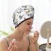 Hair Towel Wrap | Quick-Dry Turban with Button | Farm Roosters Design | Ideal for Hair Care - Buy Online on GoSupps.com