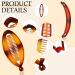 20-Piece Vintage Banana Hair Clips Set for Women and Girls - Buy Online on GoSupps.com