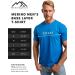 Merino.tech Men's Organic Merino Wool T-Shirt - Lightweight Base Layer - Windsor Blue - Large - Buy Online on GoSupps.com