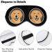 Golden Dog Retriever Eye Mask Cover - Soft Blindfold & Eyeshade for Men & Women | Blocks Light for Better Sleep - Buy Online on GoSupps.com