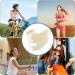 Buy Pologmase Face Scarf | Eggsee Women's & Men's Cooling UV Protection | Washable Dustproof Moisturizing Facial Scarf - Summer Essentials in Milk Tea Color - Buy Online on GoSupps.com