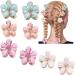 8 Pcs Hair Claw Clips Butterfly Hair Clips Cute Hair Pin Strong Hold Non-Slip Hair Barrettes Mini Hair Claw Clips for Girls and Women (8fajia-4color)