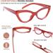 Eyekepper Cat-Eye Style Reading Glasses for Women - Chic Red 4.0x Readers | International Shipping Available - Buy Online on GoSupps.com