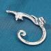 Cat Ear Climber Silver Earrings | Unique Cat Cuff & Clip-On Jewelry for Cat Lovers - Buy Online on GoSupps.com