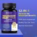 Magnesium 12 in 1 Complex 700mg Magnesium Complex Supplement with Glycinate Citrate Malate Oxide Taurate. Helps Relaxation Nerves Muscle Sleep & Heart Support Vegan & Non-GMO 120 Capsules - Buy Online on GoSupps.com