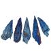 1pc Random Plated Tourmaline Crystal Quartz Cluster Specimen Stone Pendant Decor Gift Crystal Cluster (Size : 1pc 20-30g Random)