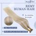 RUNATURE Nano Ring Hair Extensions Blonde Ombre Balayage 14 Real Human Hair - 50g | A-Nano-#18/22/60 - Buy Online on GoSupps.com