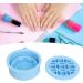 Makeup Brush Cleaning Bowl Multifunctional Space Saving Palm Size Folding 2 in 1 Makeup Brush Scrubber with Brush Drying Rack for Home (blue) - Buy Online on GoSupps.com