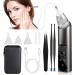 Ear Wax Vacuum Removal Tool 6 Gear Strong Suction Electric Ear Cleaner Ear Vacuum Wax Remover USB Charge Earwax Removal Kit Reusable Soft Silicone Ear Cleaning Kit Water Remover Tool for Adult Kids