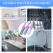 Pumice Stone Toilet Brush Set - 3 Pieces with Handle for Effective Toilet Cleaning | Gray & Pink | International Shipping Available - Buy Online on GoSupps.com