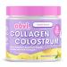 Obvi Collagen Peptide Colostrum Powder | Multi-Collagen Peptides with Grass-Fed Bovine Colostrum | Supports Gut Health Immune Skin & Hair | Gluten-Free Keto-Friendly | Lemon Sorbet 30 Servings