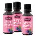 GymQueen Tasty Drops Blueberry 3x30ml Flavour Drops without calories Blueberry 30 ml (pack of 3)