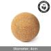 Natural Cork Yoga Studio Massage Ball - 4 cm | Eco-Friendly Recovery Tool for Pain Relief & Muscle Relaxation - Buy Online on GoSupps.com