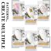 Bellecrey Chrome Gel Nail Polish 6 Colours Metallic Nail Polish Mirror Effect Spider Painting Gel Nail Varnish French Manicure Silver Rose Gold Blue Green Purple Nail Polish Set for Nail Art Design - Buy Online on GoSupps.com