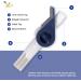 Ved Catheter Valve for Urine Drainage - Comfortable & Easy Lever Tap with Soft Silicone Tubing | Pack of 5 - Ideal Alternative to Leg Bags - Buy Online on GoSupps.com