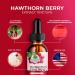 Amazing Botanicals Hawthorn Berry Extract Tincture - 100mg per Serving - Organic Immune Support & Wellness Supplement | 30ml/1oz - Buy Online on GoSupps.com