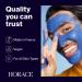 HORACE Purifying Face Mask for Men - Facial Deep Cleanse with Kaolin Clay and Blue Everlasting Flower - Pore Refining Skincare for All Skin Types - Unscented 75 ml - Buy Online on GoSupps.com