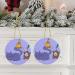 YYHHAOFA Sunflower Seeds and Cats Picture Christmas Ceramic Round Pendant Decoration - Festive Hanging Ornament for Stores and Homes -2.9 in - Buy Online on GoSupps.com