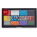 Revolution Beauty Creator SFX Face Paint Palette 12 Blendable & Buildable Creams Special Effects Halloween Face Paint Costume Makeup Vegan & Cruelty-Free - Buy Online on GoSupps.com