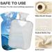 NAANLE Sea Wave Delphin Hot Water Bottle - 1L Transparent Handle for Pain Relief & Cold Therapy - Buy Online on GoSupps.com