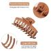 Vsiopy 6pcs 3.5 Inch Claw Clips for Thick & Thin Hair | Girls' & Women's Neutral Hair Accessories | Matte Square Hair Claws - Buy Online on GoSupps.com