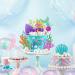 30 PCS Mermaid Cake Topper Mermaid Birthday Cake Decorations Under the Sea Cake Decorations Mermaid Theme Birthday Party Decoration Supplies for Boys Girls Babyshower Mermaid-2 - Buy Online on GoSupps.com