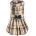 PUPTECK Classic Plaid Dog Dress Cute Puppy Clothes Outfit Medium Medium Classic Plaid