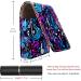 Travel Lipstick Organizer Case | Portable Makeup Bag with Mirror | Colorful Musical Notes Design - Buy Online on GoSupps.com