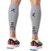 Rymora Calf Compression Sleeves for Women & Men - Support Leg Sleeves Legs Pain Relief Footless Socks for Fitness Running and Shin Splints Support Grey (One Pair) XL