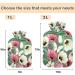 Naanle Tulip Flowers Heat Bottle - 2L Transparent Hot Water Bottle for Warm & Cold Therapy | Large Hot Water Bottle for Pain Relief - Buy Online on GoSupps.com