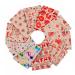 KOMBIUDA 1 Set Countdown Christmas Bag Candy Bags Advent Calendar Banner Christmas Storage Bags Linen Red 10x14x0.5cm Red