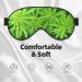 Buy Green Leaf1 Soft Sleep Eye Mask - Breathable Female Eye Patch for Travel & Relaxation - Buy Online on GoSupps.com