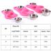 Hubulk Pet Dog Bowls Set - 2 Stainless Steel Bowls with Non-Skid Silicone Mat + Food Scoop for Small Medium Large Dogs and Cats | No Spill Water and Food Feeder Bowls (Small Pink) - Buy Online on GoSupps.com